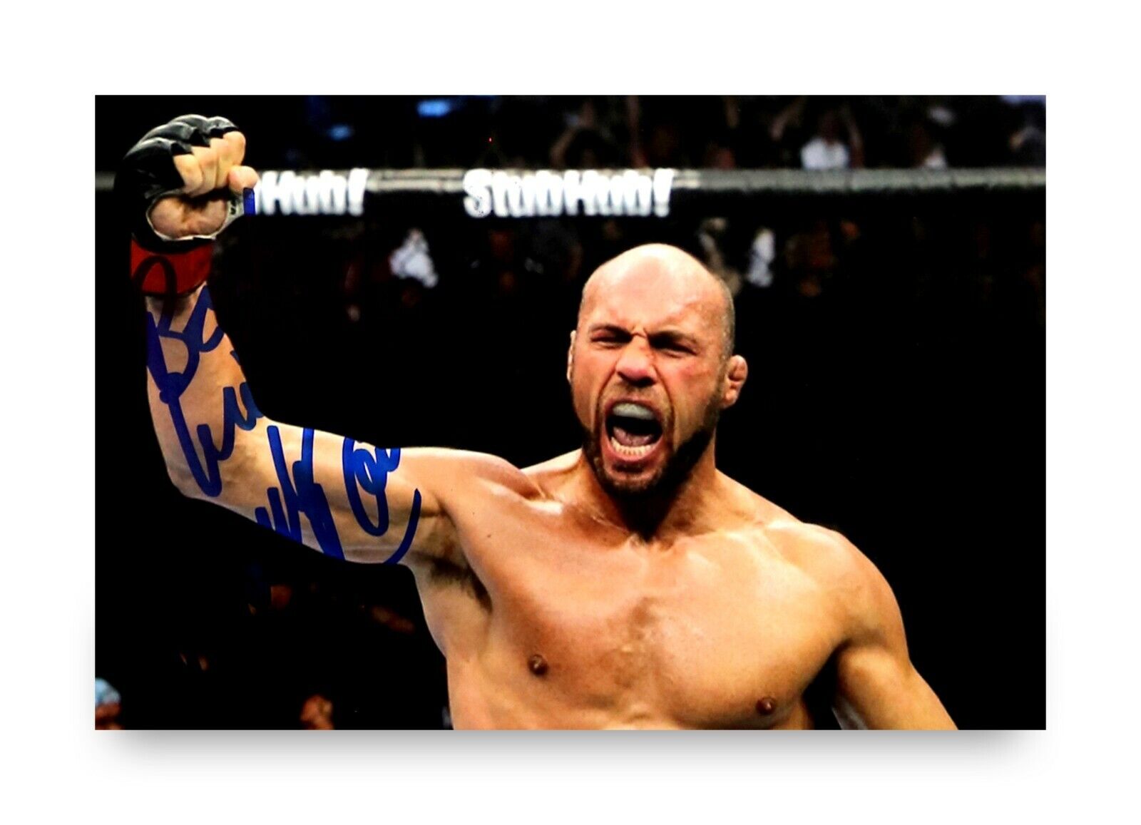 Randy Couture Signed 6x4 Photo Poster painting UFC Light Heavyweight Champion MMA Autograph +COA