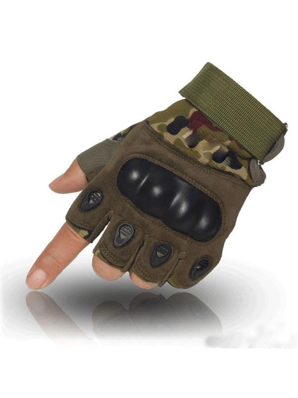 Half finger gloves mens tactical anti-cut outdoor sports tacday