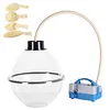 [US Local Warehouse] Balloon Stuffer Filling Tool with Air Pump & Expander Tool Balloon Stuffing Machine Set for Wedding Christmas Birthday Party Decoration (Multi port 2-in-1)