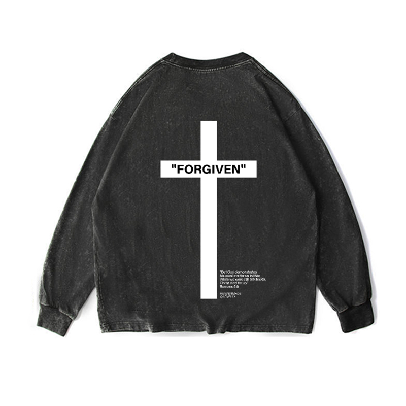 Loveciss®/ Forgiven Unisex Washed Sweatshirt