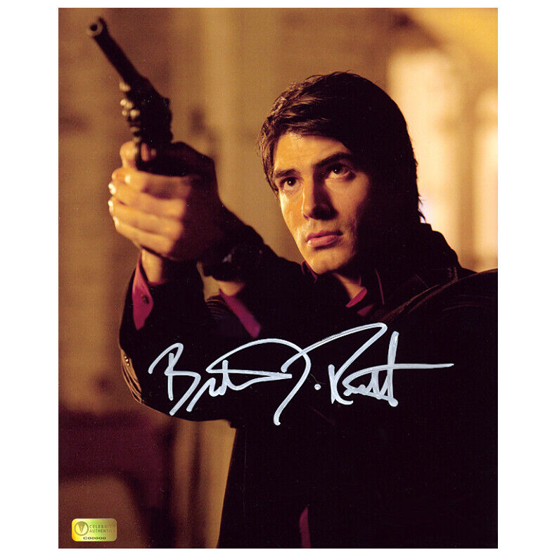 Brandon Routh Autographed Dylan Dog Dead of Night 8x10 Action Photo Poster painting