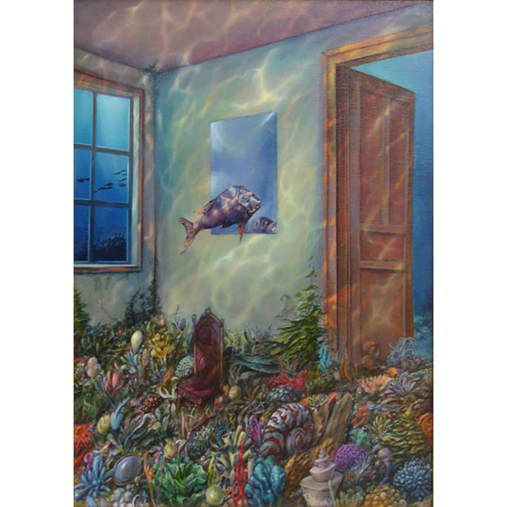 

30*40CM - Round Drill Diamond Painting - Underwater Animals, 501 Original