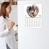Special Shaped Pray Virgin 5D DIY Diamond Painting Art Magnetic Fridge Calendar