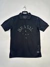 Joyfball 2013-2014 Retro Brazil Black Soccer Jersey