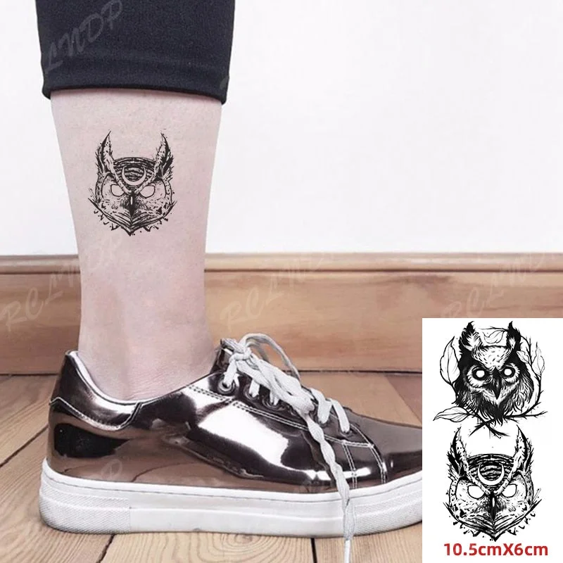 Temporary Tattoo sticker Alice In Wonderland Cheshire Cat Ink painting watercolor flash tatoo fake tatto for men women