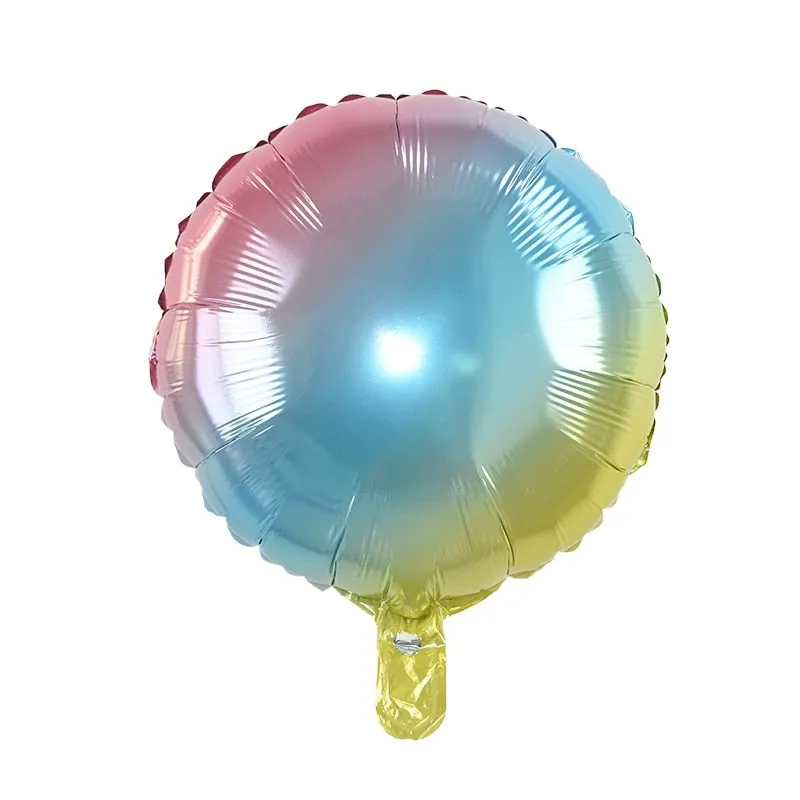 32inch Iridescent Rainbow Color Number Foil Balloons Birthday Wedding Party Decoration Digital Balloon Number Air Ballon Globos