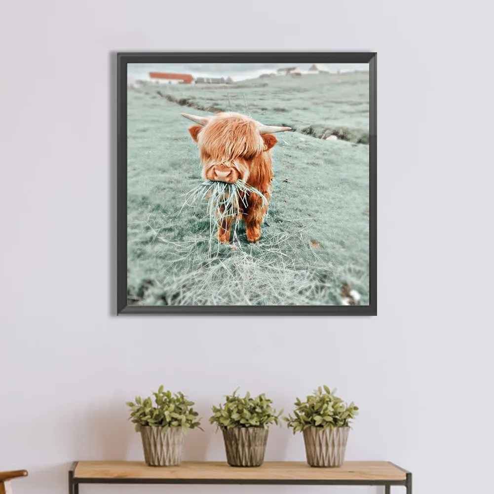 Full Round Diamond Painting 30*30cm - Calf