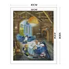 【Limited Stock Sale】White-Browed Blue Flycatcher-14CT Stamped Cross Stitch 40*50cm/15.75*19.69in tapestrymarket