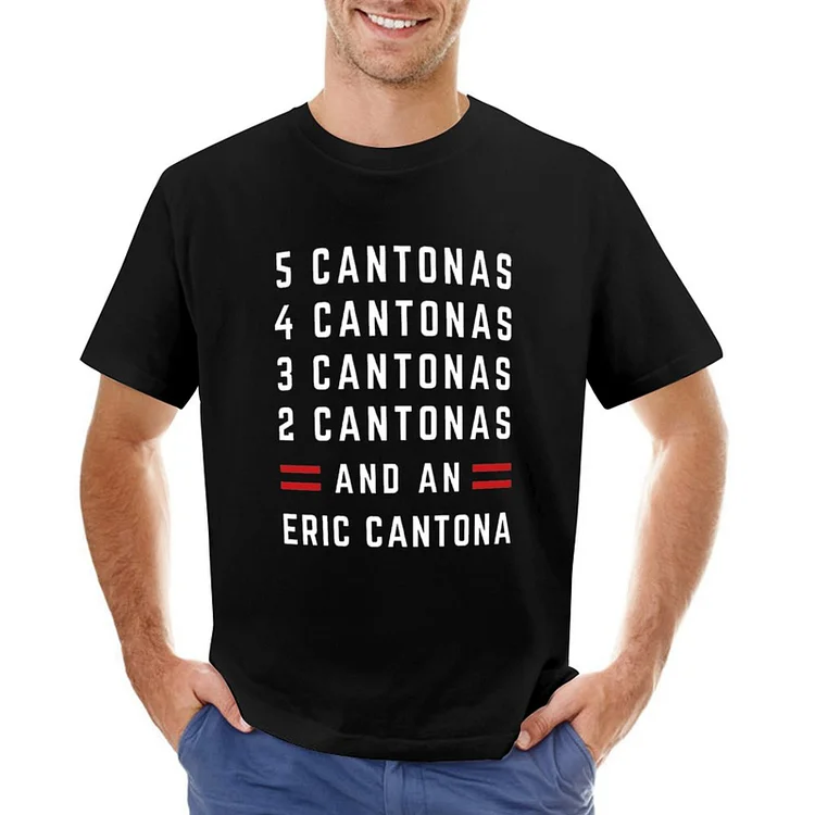 5 Cantona Inspireds Chant Eric Cantona Inspired Men's Soccer Culture Tee