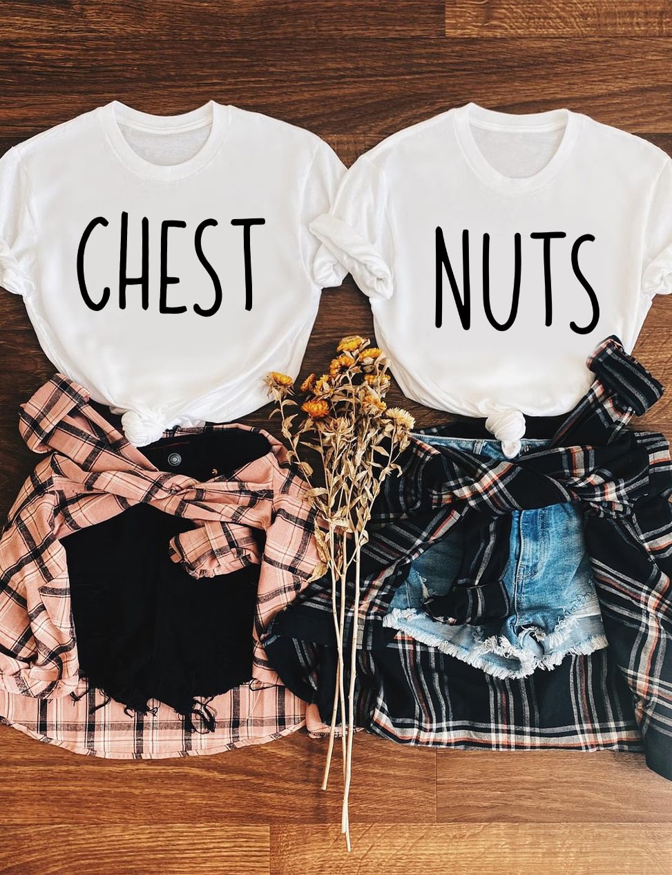 Chest Nuts Christmas T-Shirt