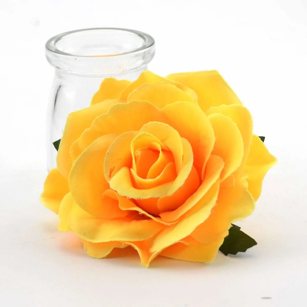 10pcs Large 10cm Artificial Rose Silk Flower Heads For Wedding Decoration DIY Scrapbooking Wreath Gift Box Craft Fake Flowers