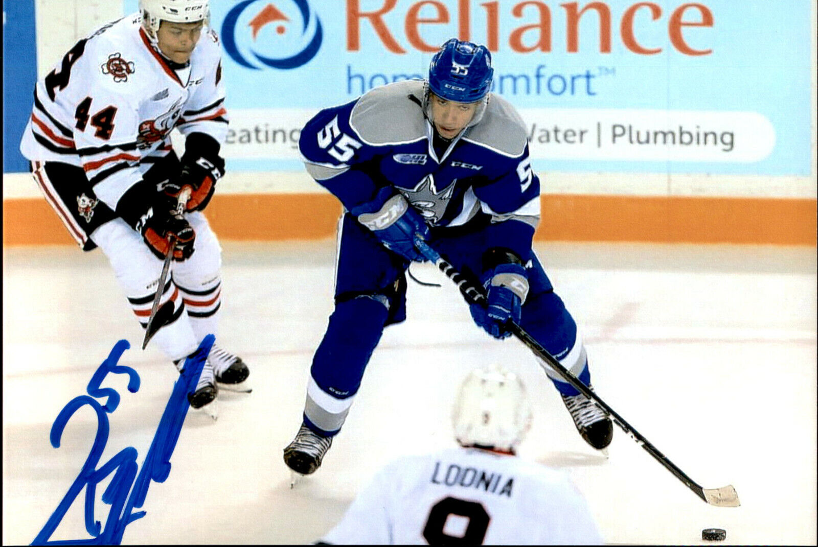 Quinton Byfield SIGNED 4x6 Photo Poster painting SUDBURY WOLVES / LOS ANGELES KINGS #7