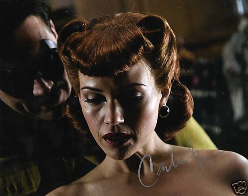 Carla Gugino Watchmen Sin City Signed 8x10 Picture