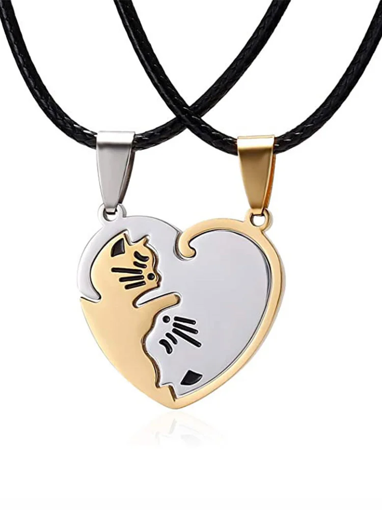 Cat Lover Titanium Steel Necklace