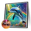 Diamond Painting-DIY Full Round Drill Dolphin