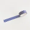 5m Blue Plaid English Writing Notebook Sticker Tapes