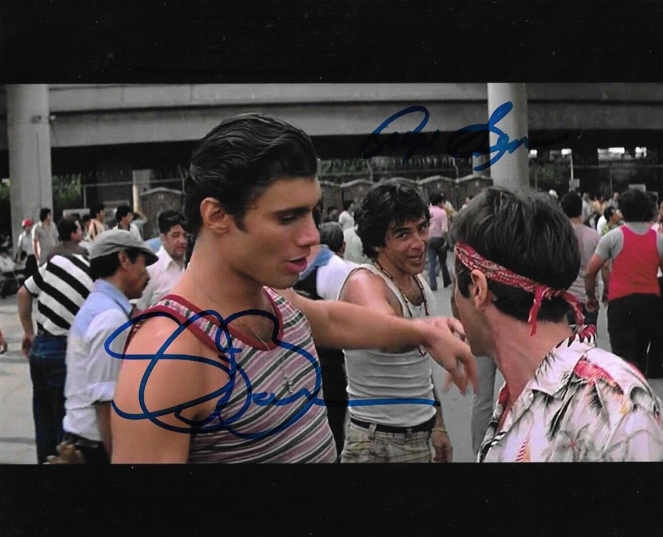 * STEVEN BAUER & PEPE SERNA * signed 8x10 Photo Poster painting * SCARFACE * PROOF * 3