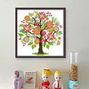 Four Seasons Tree-Summer-14CT Stamped Cross Stitch 18*18cm/7.09*7.09in tapestrymarket