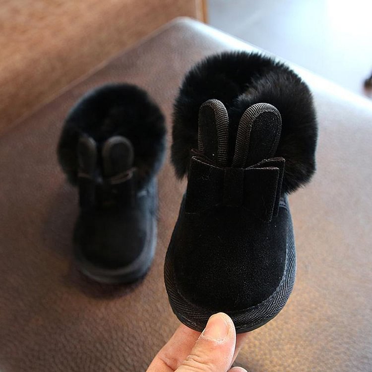 Gioiacombo™ Orecchie di coniglio simpatiche scarpe da casa per bambini calde