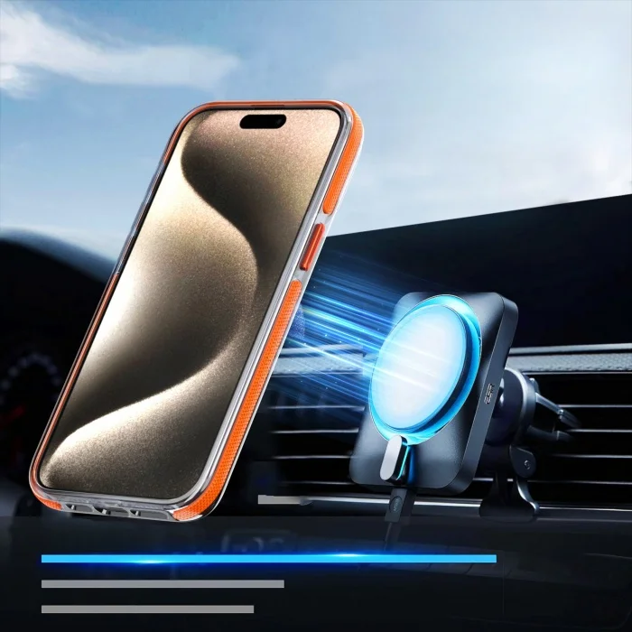 360 Degree Rotating Bracket Carbon Fiber Texture Apple Phone Case