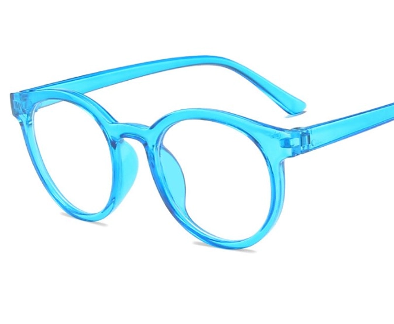 Minimalist Solid Color Ac Round Frame Full Frame Optical Glasses