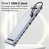 14 in 1 USB C Hub with 4K HDMI-Compatible VGA Ethernet 100W PD SD/TF Audio