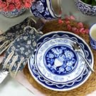 Blue Garden 16 pc Dinnerware set