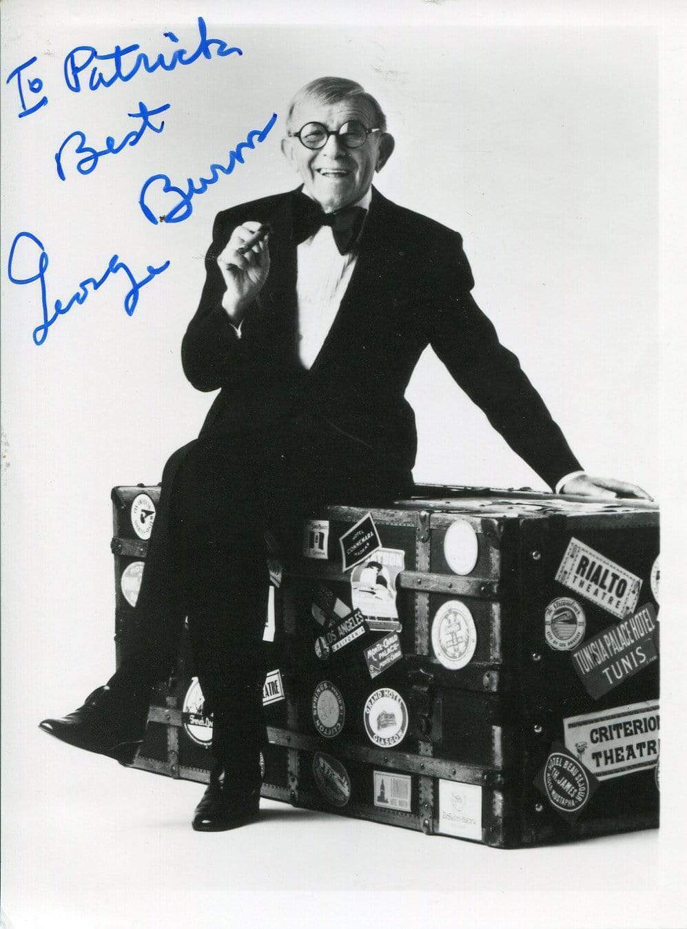 George Burns TOP autograph, signed Photo Poster painting