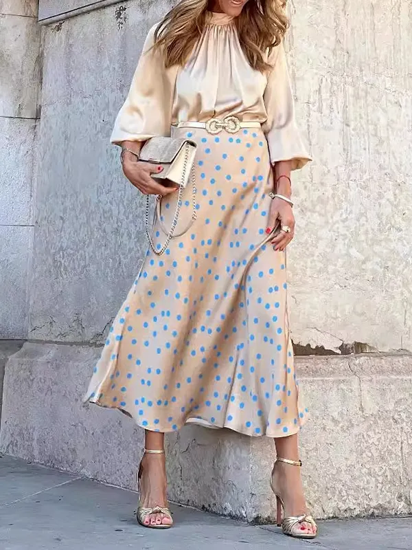Jupe Noire à Pois Multicolores M&S Per Una Taille 18 - Neuve Avec étiquettes, Longueur Midi