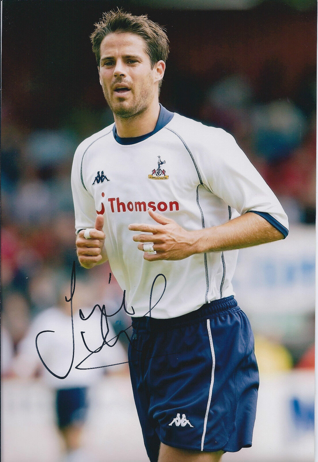 Jamie REDKNAPP Signed Autograph 12x8 Photo Poster painting AFTAL COA Tottenham Hotspurs SPURS