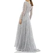 Long Sleeve A-Line Gown