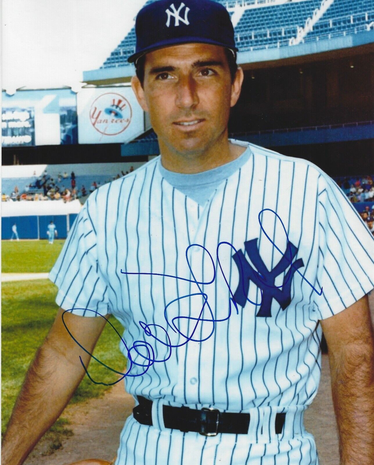 Signed 8x10 DAVE LAROCHE New York Yankees Autographed Photo Poster painting - COA