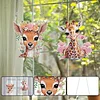 2Pcs Giraffe - 5d DIY Handwerk Anhänger