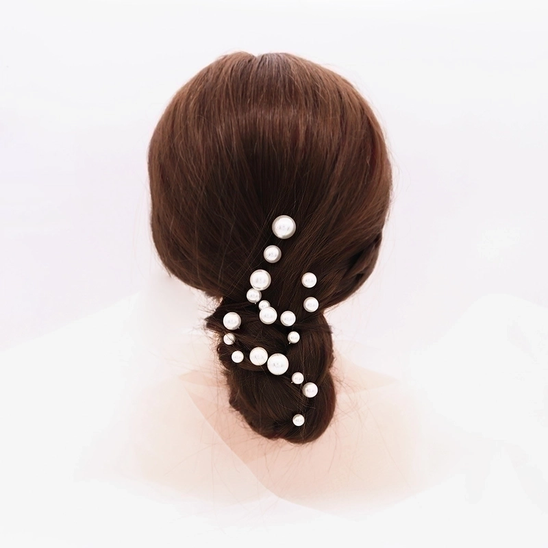 18 Hairpin Set Size Mix And Match Pearl U-shaped Pin Jewelry Daily Ball Head Hairpin