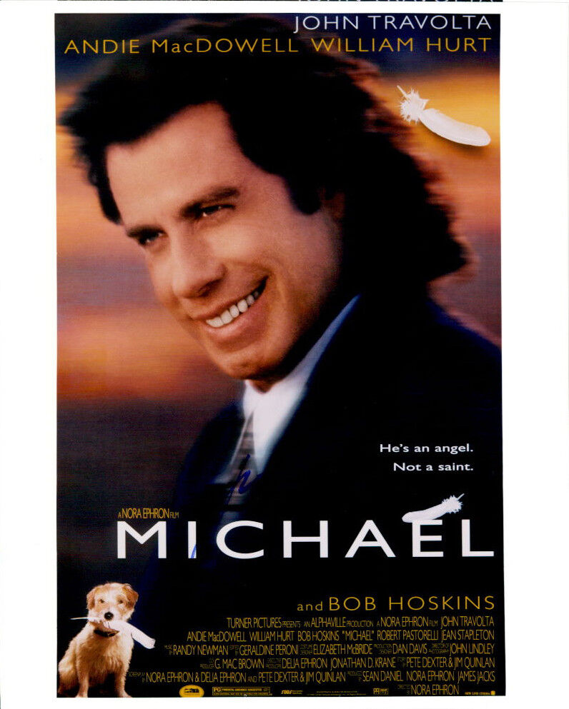 John Travolta (Michael) signed authentic 8x10 Photo Poster painting COA