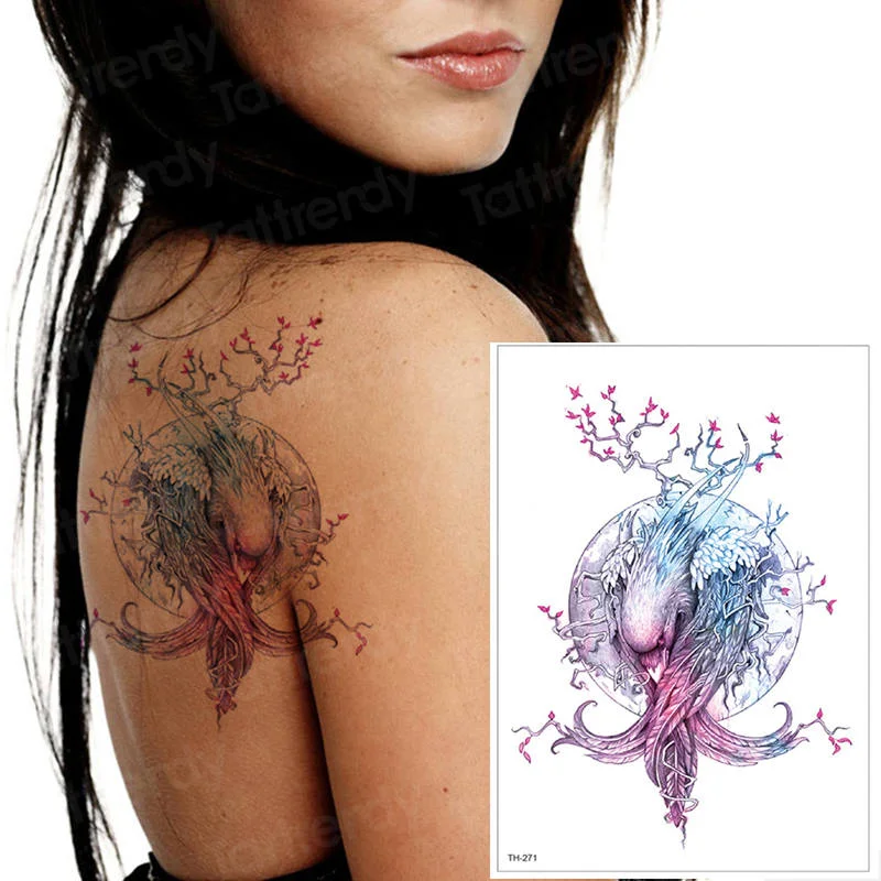waterproof tattoo stickers bikini peony tattoo & body art flower rose tattoo fake water transfer tattoo temporary tatoo leg arm