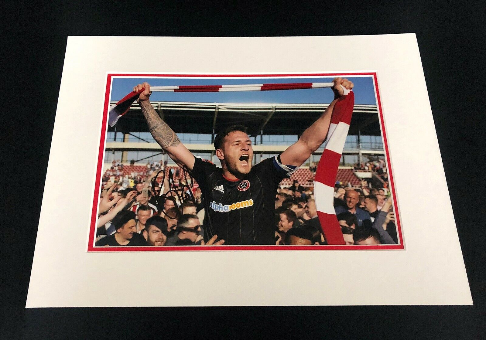 Billy Sharp SIGNED Mounted Sheffield United Photo Poster painting Display SUFC 16x12in AFTAL COA