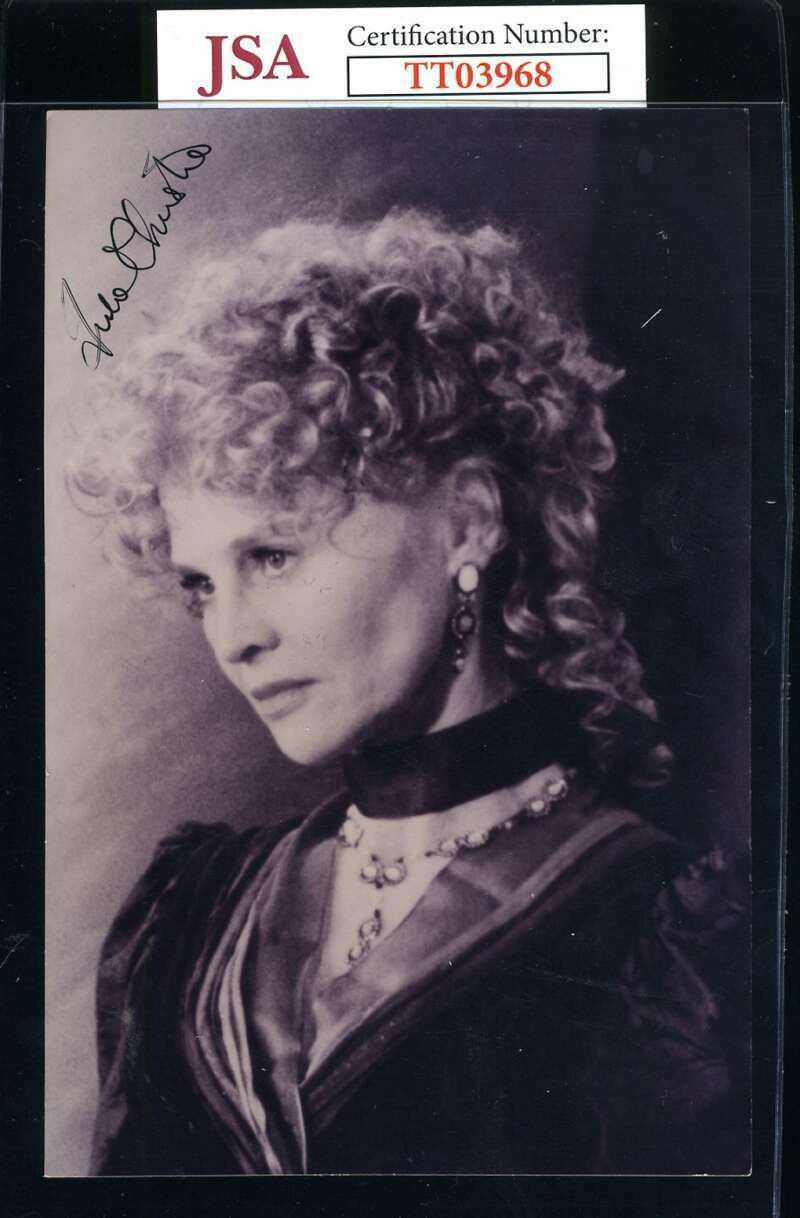 Julie Christie JSA Coa Signed 4x6 Photo Poster painting Autograph