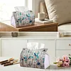 Jungle Birds DIY PU Diamond Painting Tissue Box Kit Desktop Tissue Holder with Rhinestone Diamond Desk Decorative Tissue Box for Adults Desktop Storage Organizer