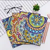 Mandala 5D DIY Diamond Art Painting Notebook Kit 50 Pages A5 Rhinestone Art Painting Notebook Kit for Adults Beginners Holiday Birthday Gift