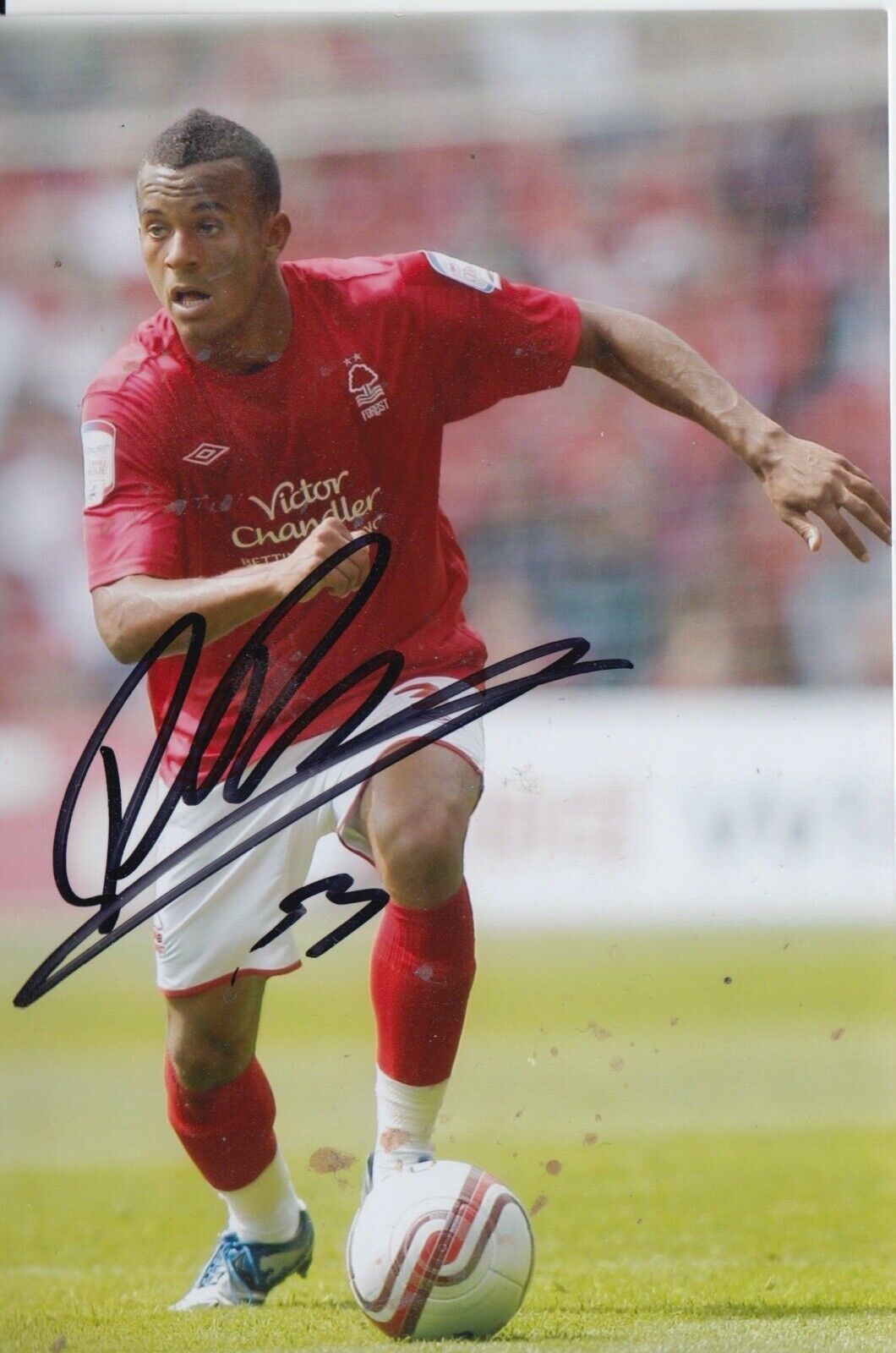 RYAN BERTRAND HAND SIGNED 6X4 Photo Poster painting - FOOTBALL AUTOGRAPH - NOTTINGHAM FOREST.