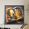 Castle In The Book-11CT Stamped Cross Stitch 50*50cm/19.69*19.69in tapestrymarket