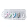 5pcs Mixed Colors Minnow Fishing Lures Artificial Hard Bait Wobbler Fishing Bait