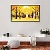 Yellow Leaves - Round Drill Diamond Painting - 80*40CM - Large Size