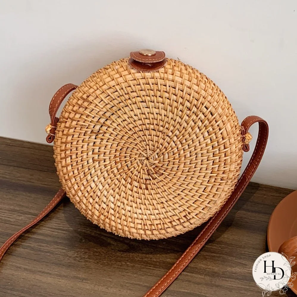 Woven Handbag Organizer Ladies Shopping Travel