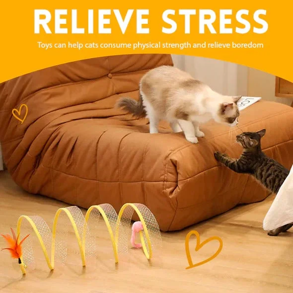 Cat Tunnel Toy - Last Sale 70% Off