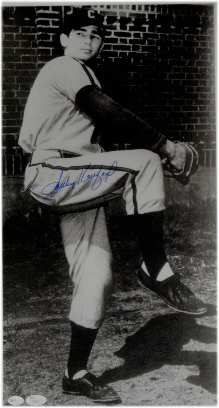 Sandy Koufax Hand Signed Autograph U of Cincinatti State 11x20 Photo Poster painting OA JSA Rare