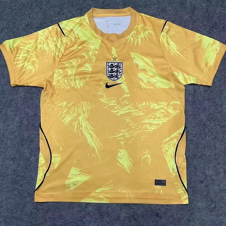 【S~4XL】England 2026 World Cup GK Football Jersey 1:1 Thai Quality