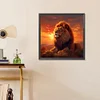 (50*50cm)Lion - Full Round Drill Diamond Painting