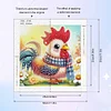 Diamond Painting-DIY Crystal Rhinestone Cock